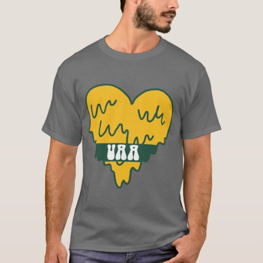 UAA University of Alaska Anchorage Heart T-shirt (Voorkant)