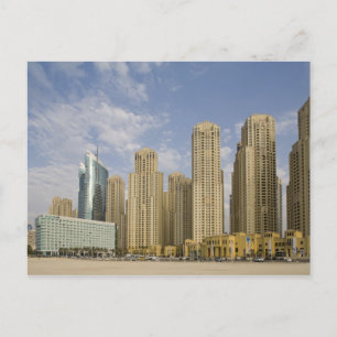 UAE, Dubai, Marina. Jumeirah Beach Residence Briefkaart