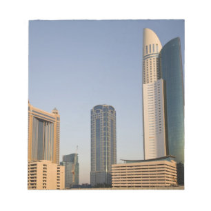 UAE, Dubai. Park Place Tower en andere Notitieblok