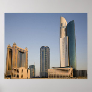 UAE, Dubai. Park Place Tower en andere Poster