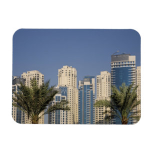 UAE, Dubai. Towers van de inwoner van Jumeirah Bea Magneet