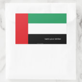 UAE United Arab Emirates flag sticker (Sac)