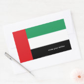 UAE United Arab Emirates flag sticker (Enveloppe)