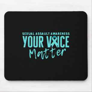 UAL Ault Awareness 2025 Blauwgroen lint Uw stem S Muismat