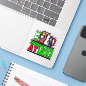 UaL Custom Cut Sticker (Ordinateur portable avec iPhone)