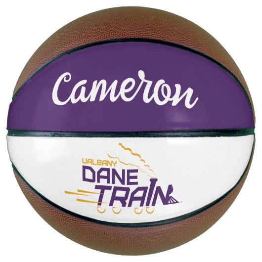 UAlbany Dane Train Logo Basketbal (Voorkant)