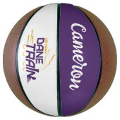 UAlbany Dane Train Logo Basketbal (Verticaal)