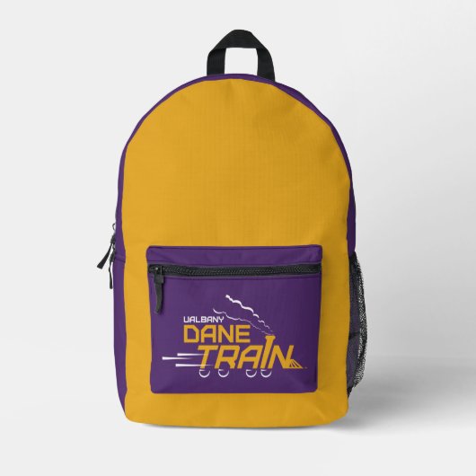 UAlbany Dane Train Logo Bedrukte Rugzak (Voorkant)