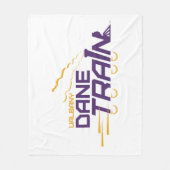 UAlbany Dane Train Logo Fleece Deken (Voorkant)