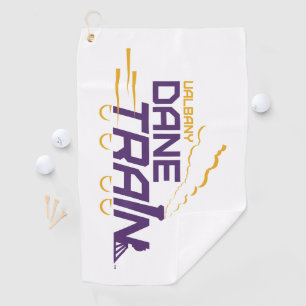 UAlbany Dane Train Logo Golfhanddoek