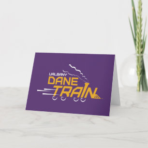 UAlbany Dane Train Logo Kaart