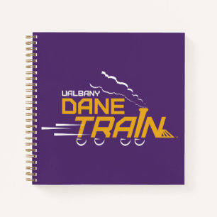 UAlbany Dane Train Logo Notitieboek