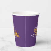 UAlbany Dane Train Logo Papieren Bekers (Rechts)