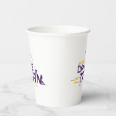 UAlbany Dane Train Logo Papieren Bekers (Rechts)