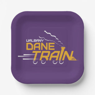 UAlbany Dane Train Logo Papieren Bordje