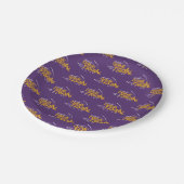 UAlbany Dane Train Logo Papieren Bordje (Gekanteld)