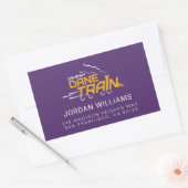 UAlbany Dane Train Logo Rechthoekige Sticker (Envelop)