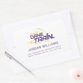 UAlbany Dane Train Logo Rechthoekige Sticker (Envelop)