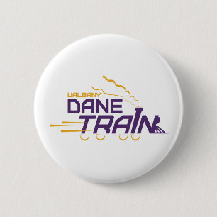 UAlbany Dane Train Logo Ronde Button 5,7 Cm