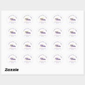 UAlbany Dane Train Logo Ronde Sticker (Vel)