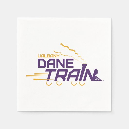 UAlbany Dane Train Logo Servet (Voorkant)