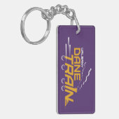 UAlbany Dane Train Logo Sleutelhanger (Voorkant Links)