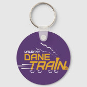 UAlbany Dane Train Logo Sleutelhanger (Achterkant)