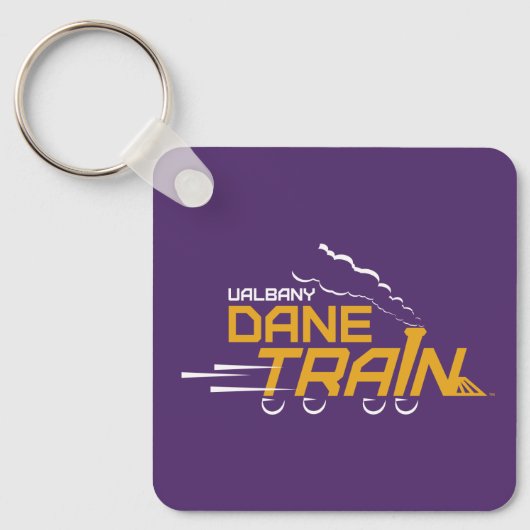 UAlbany Dane Train Logo Sleutelhanger (Voorkant)