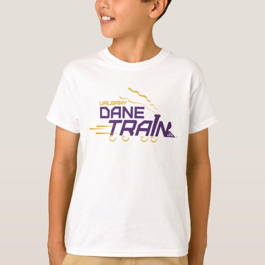 UAlbany Dane Train Logo T-shirt (Voorkant)