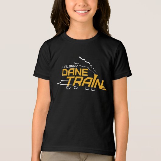 UAlbany Dane Train Logo Tri-Blend Shirt (Voorkant)
