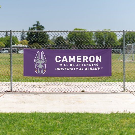 UAlbany Great Danes | Afstuderen aanwezig Spandoek (Insitu)