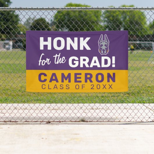 UAlbany Great Danes | Honk voor de Afstudeerder Ba Spandoek (Insitu)