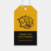 UAPB Golden Lions Afstuderen Cadeaulabel (Achterkant)