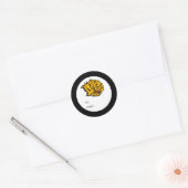 UAPB Golden Lions Afstuderen Ronde Sticker (Envelop)