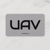 UAV Drone Custom QR Premium Visitekaartje (Voorkant)