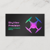 UAV-luchtdrone QR Visitekaartje (Voorkant)