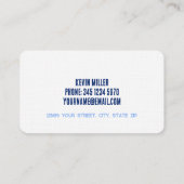 UAV-piloot Visitekaartje (Achterkant)