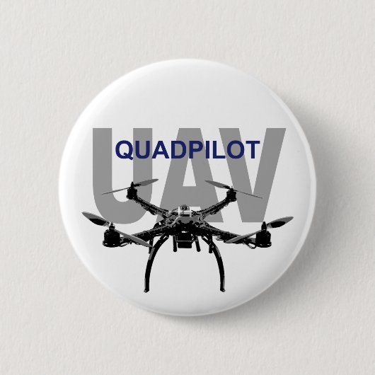 UAV Quadpilot Quadcopter Pilot Ronde Button 5,7 Cm (Voorkant)