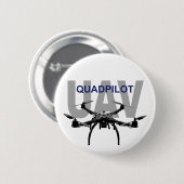 UAV Quadpilot Quadcopter Pilot Ronde Button 5,7 Cm (Voorkant /achterkant)