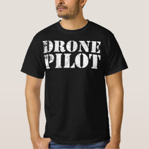 UAV UAS van de hommel FAA Quadcopter ProefDeel 107 T-shirt