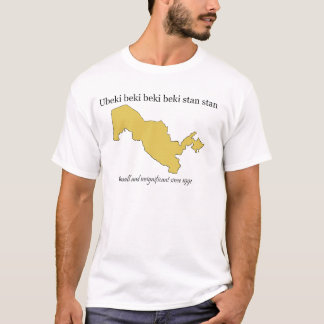Ubeki stan - klein en onbeduidend t-shirt