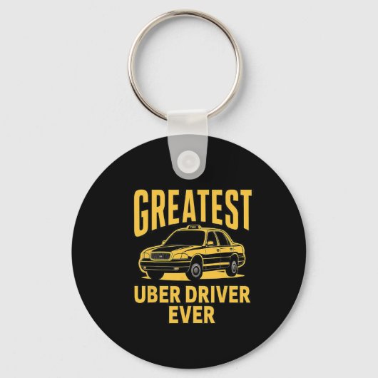 Uber Driver Ever Uber Driver Grappig 3 Sleutelhanger (Voorkant)