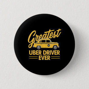 Uber Driver Ever Uber Driver Grappig 4 Ronde Button 5,7 Cm