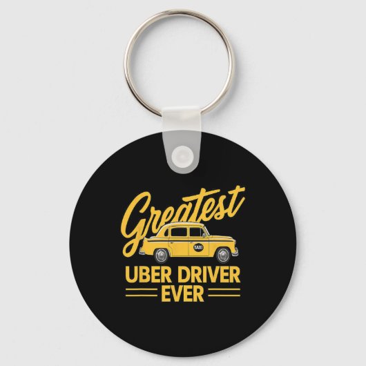 Uber Driver Ever Uber Driver Grappig Sleutelhanger (Voorkant)