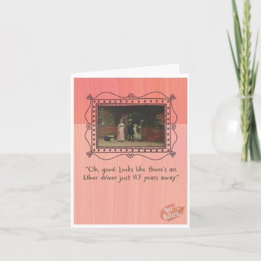 UBER DRIVER JUBILEUM KAART (Voorkant)