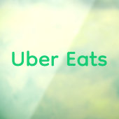 Uber eet bezorger venster sticker (Vel 3)