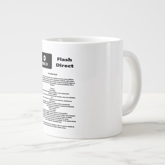 Uber Flash Direct Diretrizes Extra Grote Beker (Voorkant rechts)