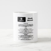Uber Flash Direct Diretrizes Extra Grote Beker (Voorkant)