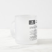 Uber Flash Direct Diretrizes Matglas Koffiemok (Voorkant links)