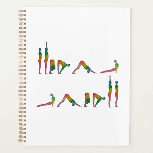 Über Planner – Surya Namaskarasana (Voorkant)